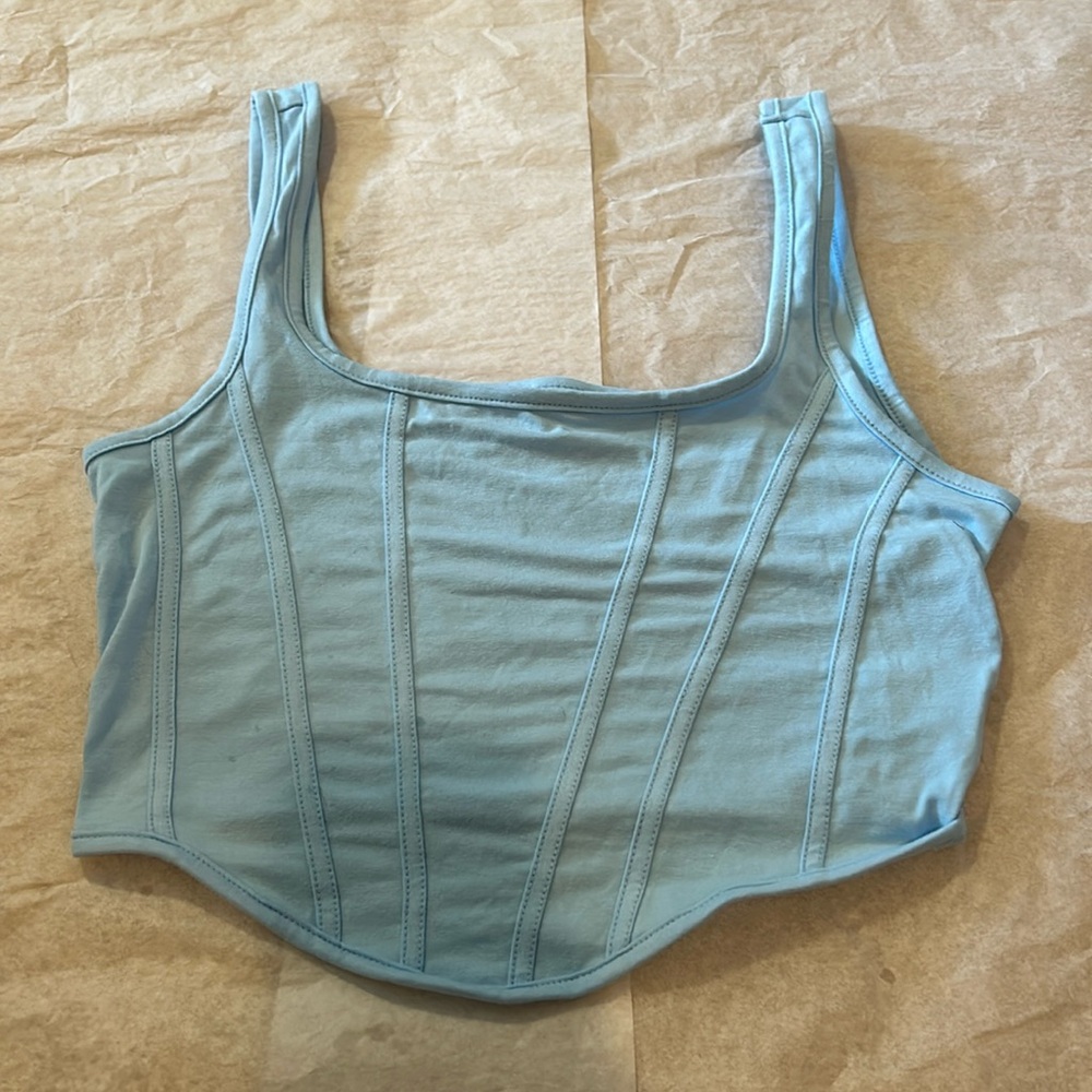Light Blue corset top